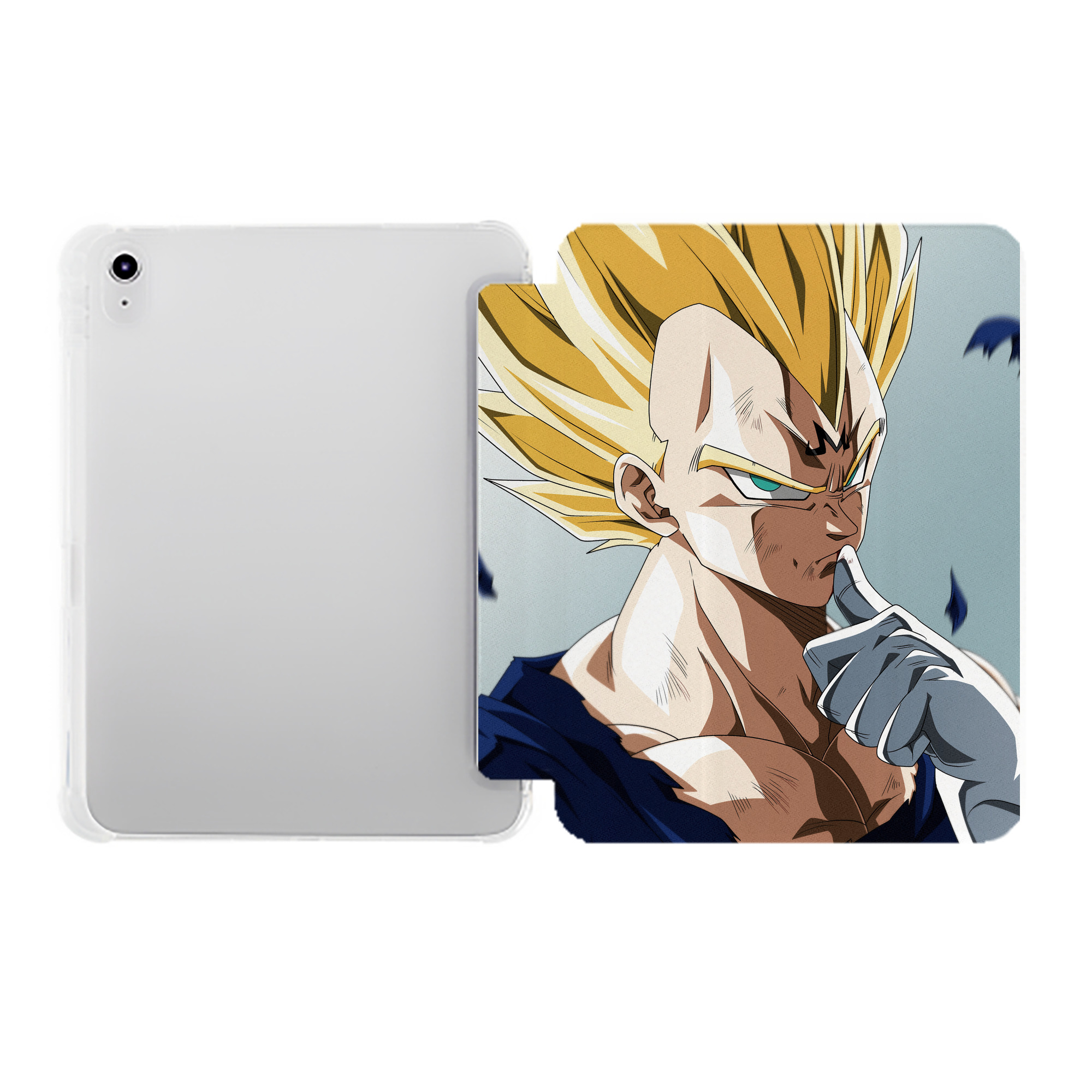 （画像用） ドラゴンボール DRAGON BALL IPad ケース ペン収納付き 三つ折りスタンド PUレザー×シリコン 対応機種9.5/10.5/10.9インチ